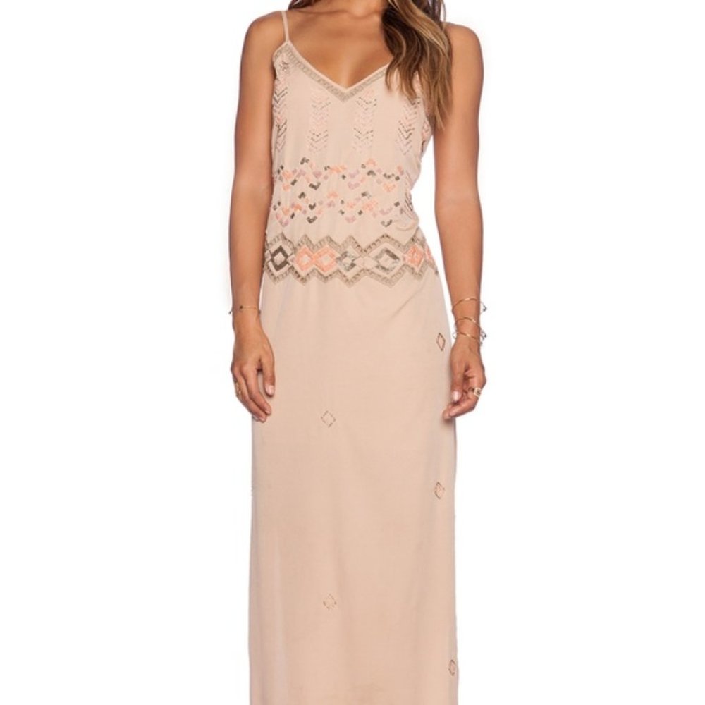 Love Sam Simone Embellished Maxi Dress